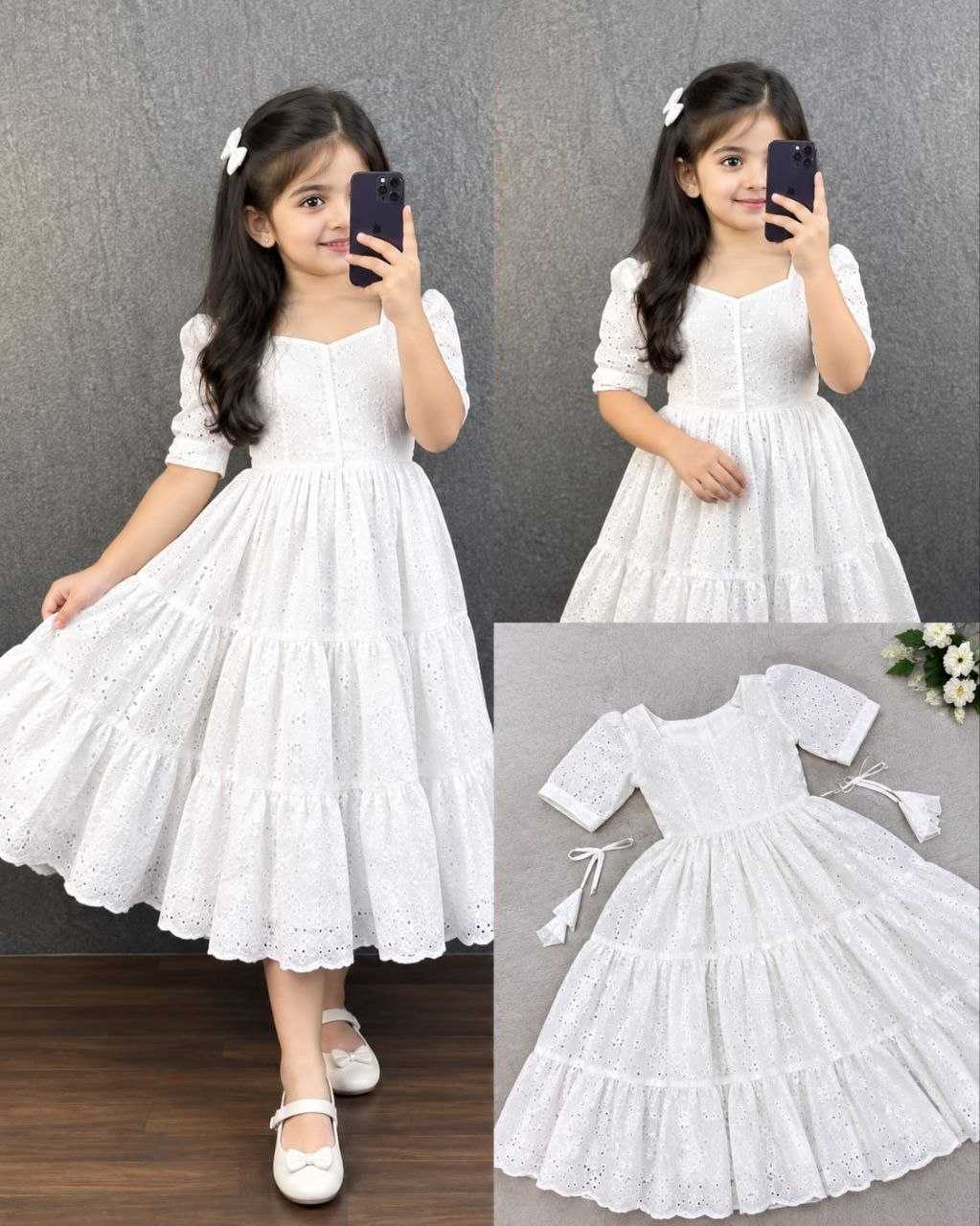 Swarnika Cotton Kids Gown