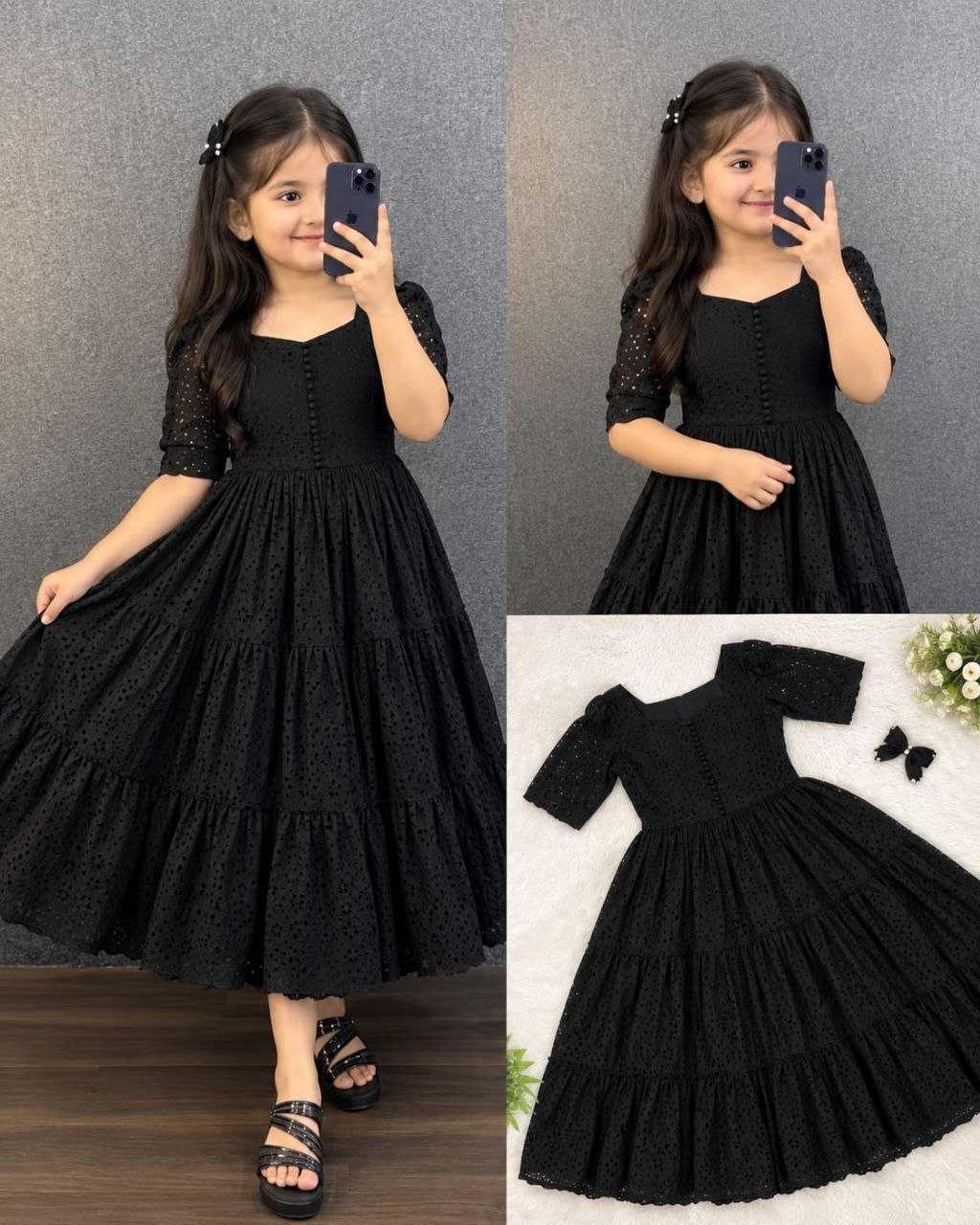 Swarnika Cotton Kids Gown