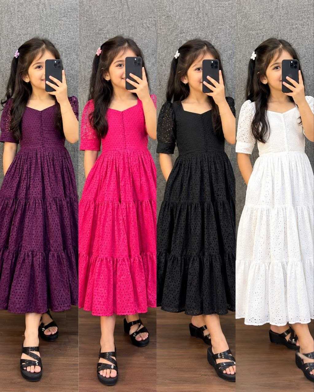 Swarnika Cotton Kids Gown