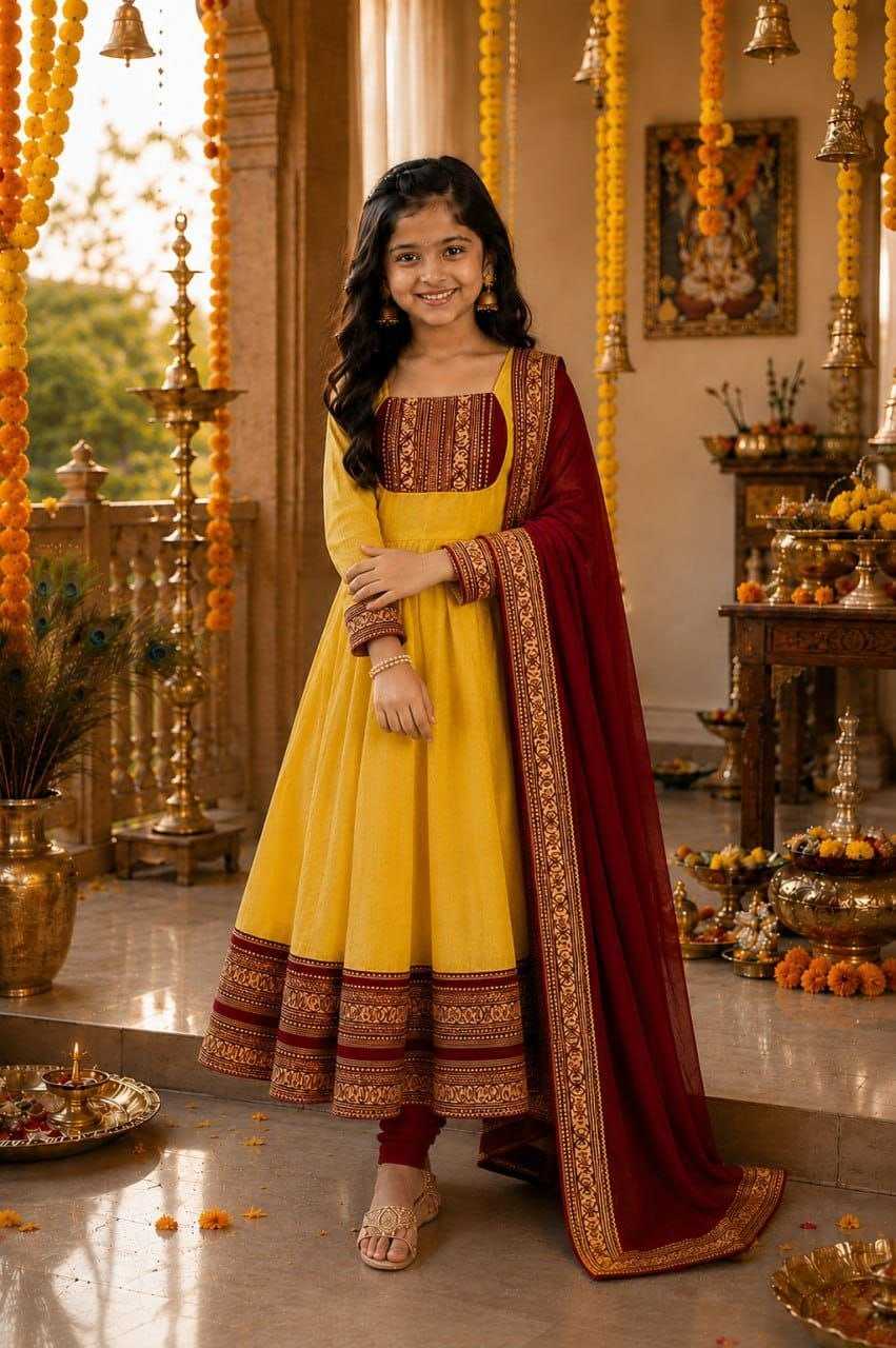 Tejasri Georgette Kids Gown