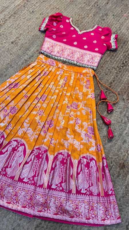 Tissue Kids Lehenga