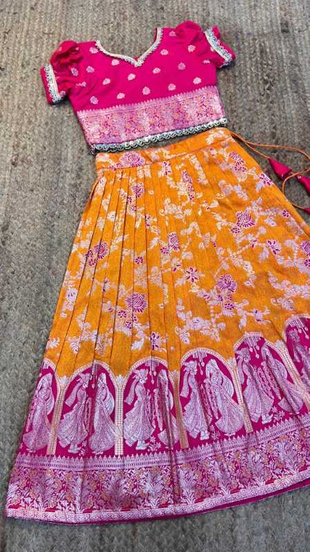 Tissue Kids Lehenga