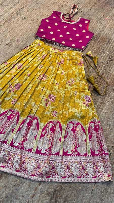 Tissue Kids Lehenga