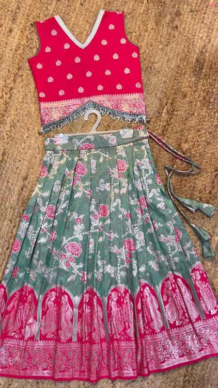 Tissue Kids Lehenga