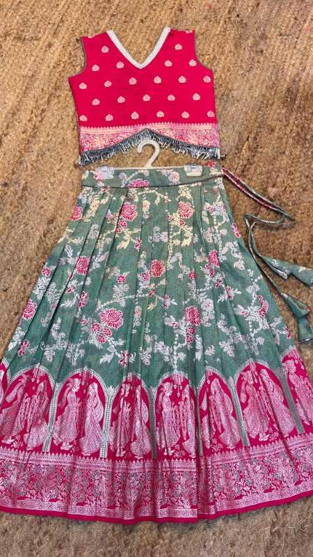 Tissue Kids Lehenga
