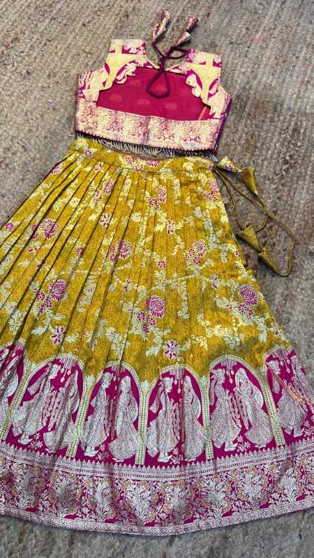 Tissue Kids Lehenga