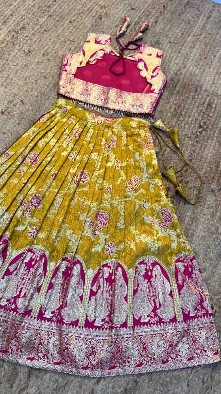 Tissue Kids Lehenga