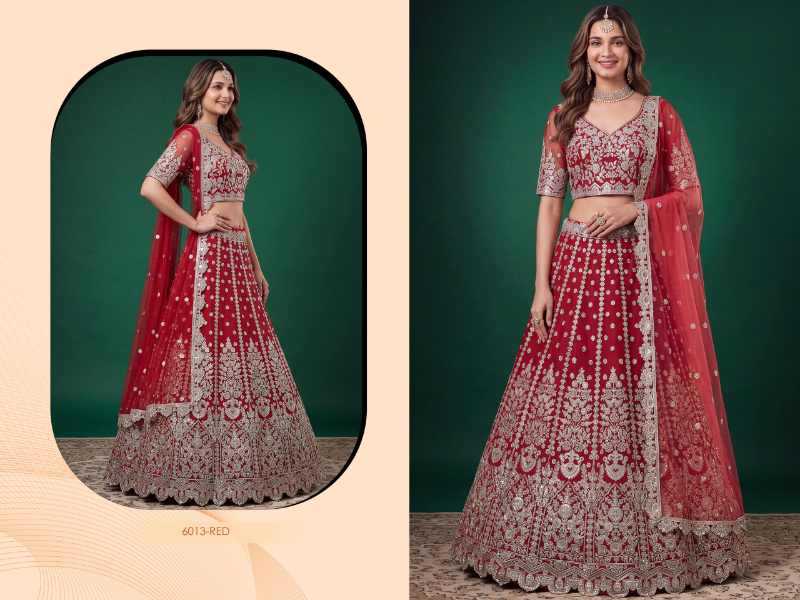 Soft Net Designer Lehenga