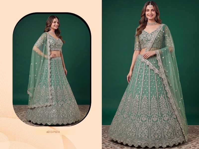 Soft Net Designer Lehenga