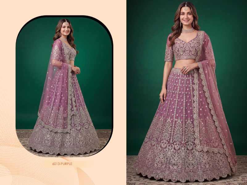 Soft Net Designer Lehenga