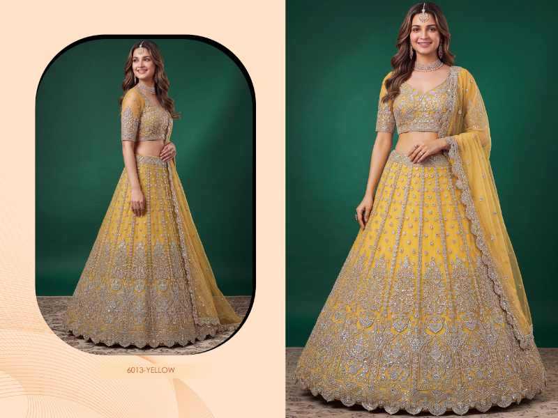 Soft Net Designer Lehenga