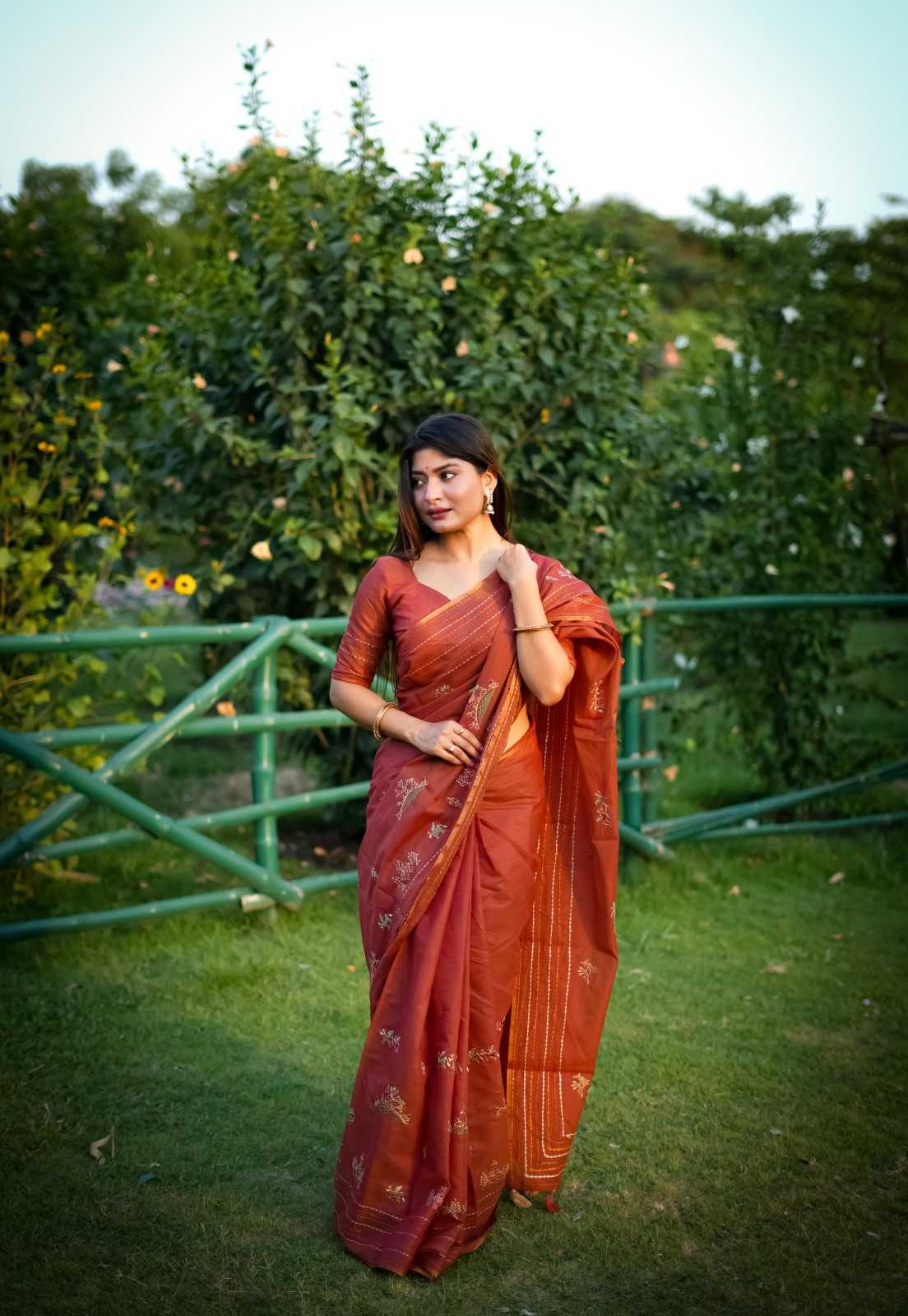 Tussar Silk Designer Saree