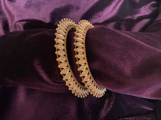 Golden Kada Bangles