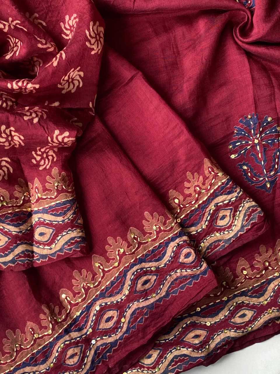 Chanderi Cotton Printed Saree