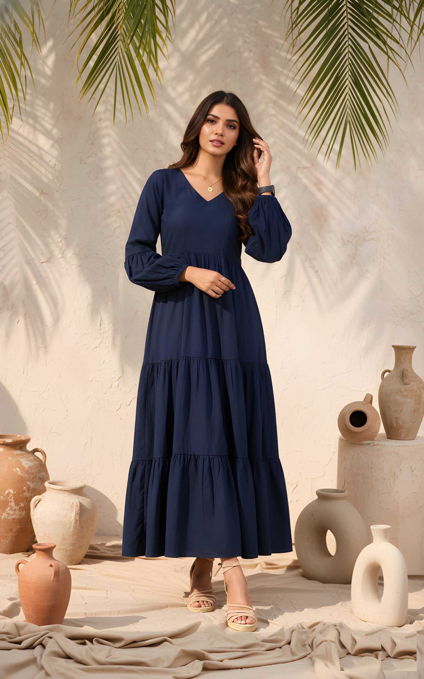Delta Silk Maxi Dress