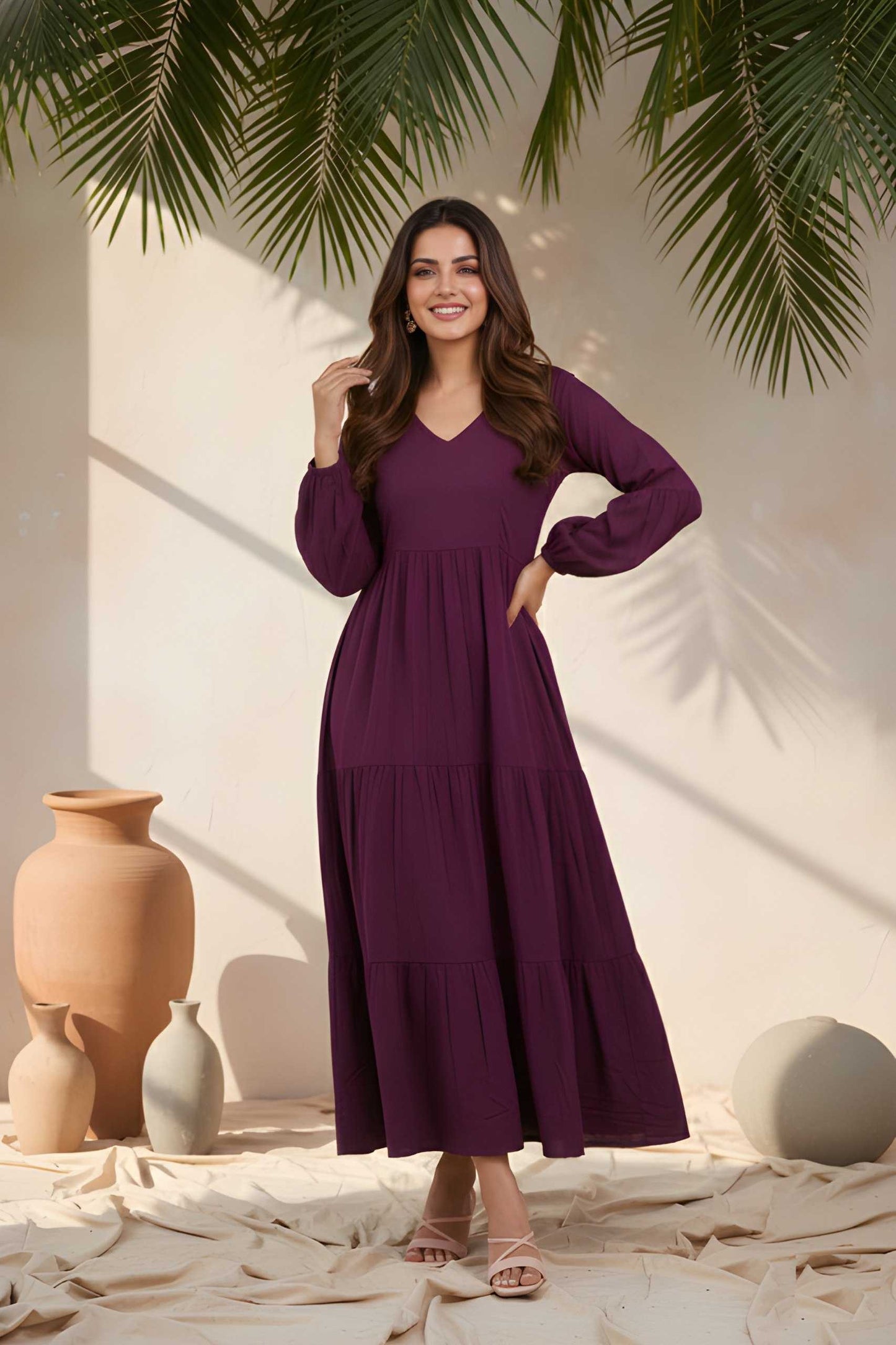Delta Silk Maxi Dress