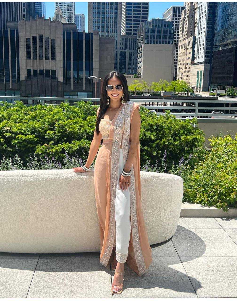 Faux Georgette Ready To Wear 1 min Saree