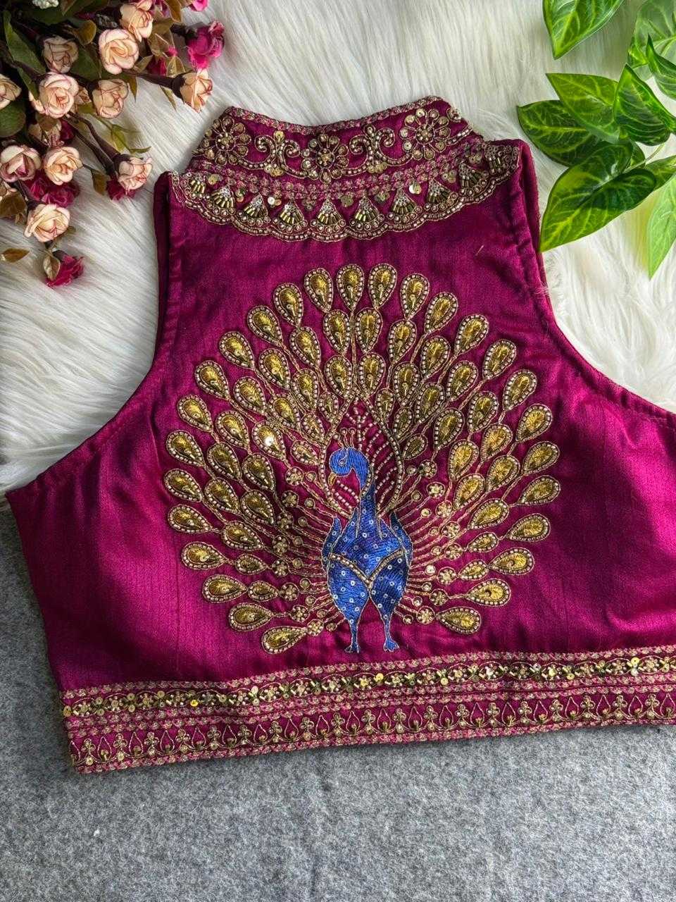 Italian Silk Readymade Designer Blouses