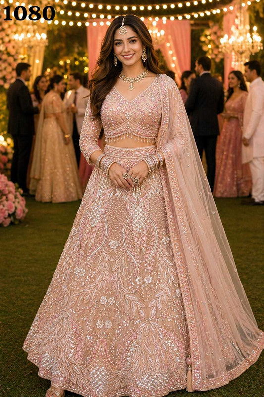 Net Designer Lehenga