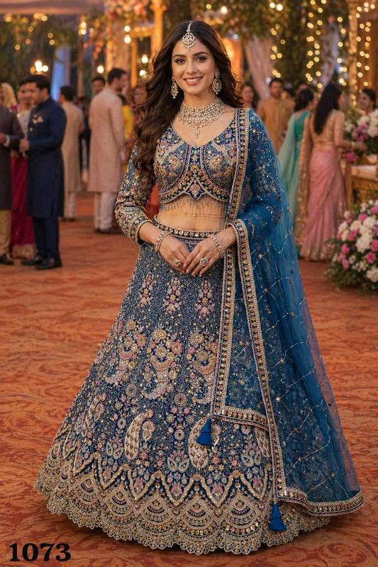 Net Designer Lehenga