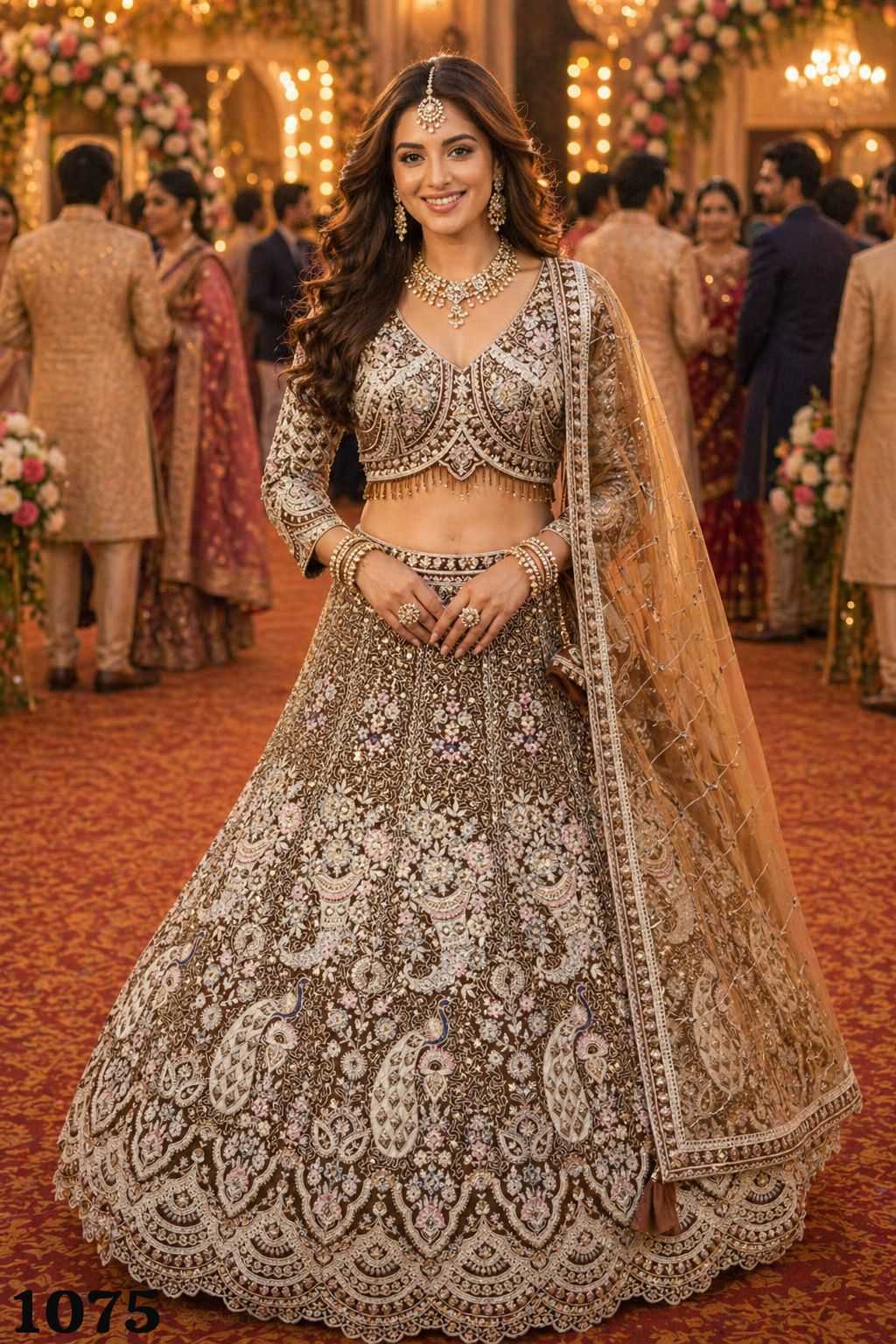 Net Bridal Lehenga