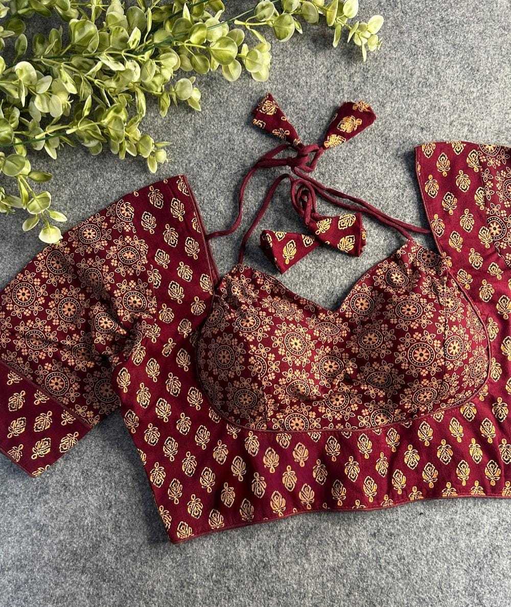 Pure Cotton Readymade Blouse Dubble dori Mumtaz style