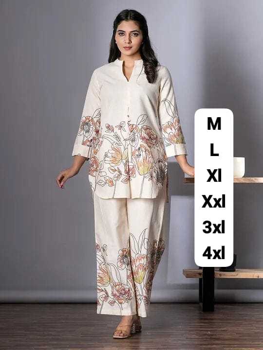 Rayon  Printed Co-ord Set |Western Wear|M to 4XL plus size