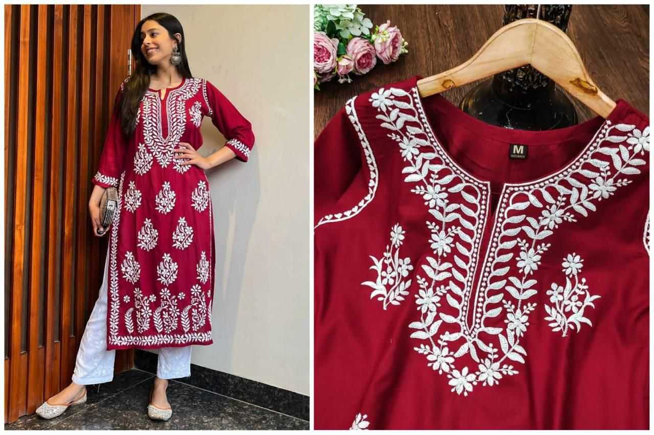 Rayon Cotton Kurti