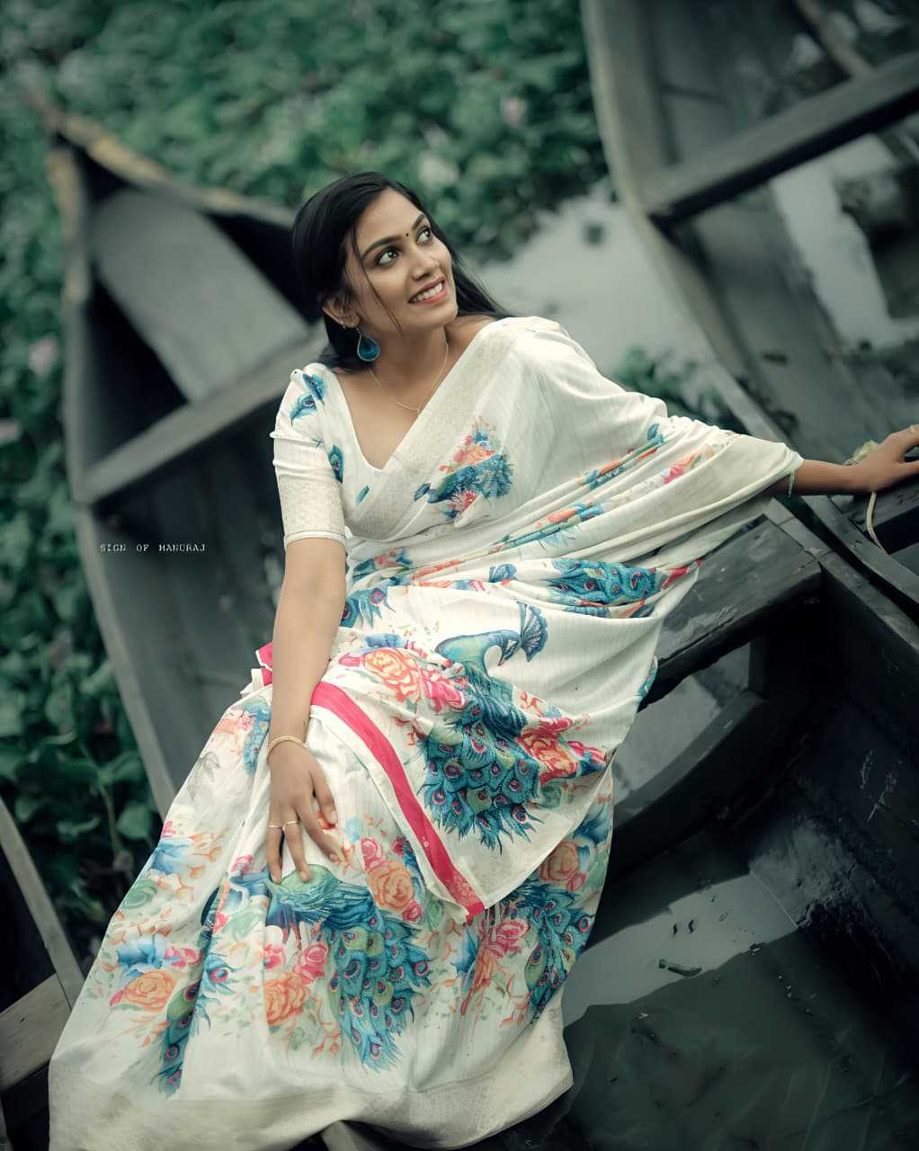 Zari Silk Printed Saree